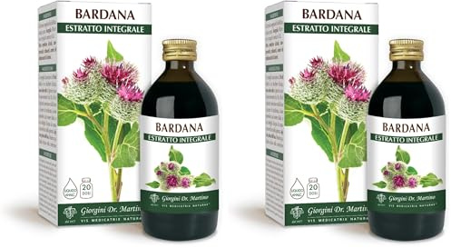 BARDANA Estratto Integrale Liquido Analcoolico - 200 ml (Confezione da 2)