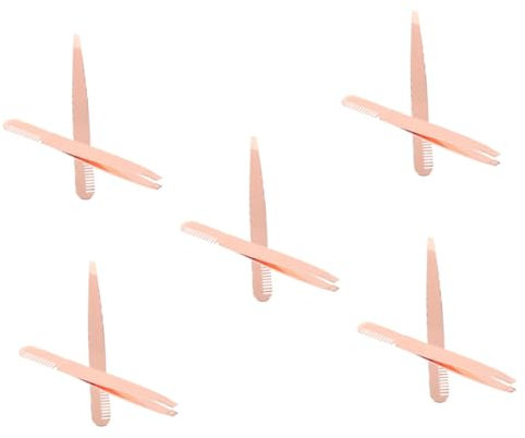 Healeved 10pcs Eyebrow Tweezers for Women Men Precision Tweezers Facial Hair Removal Beauty Tool