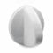 CHEFZOCO Poignée bouton commande pour four Teka, bouton plaque vitrocéramique Teka, boutons de cuisine Teka, poignée de cuisinière à gaz Teka, axe 5,5 mm, diamètre 42 mm, couleur blanche, 1 unité