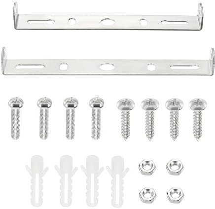 2 Set of Light Fixture Ceiling Bracket, 90 Mm And100 Mm Ceiling Light Plate Kit, Ceiling Light Bracket, for Home Office Install Various Types of Light(Silver)