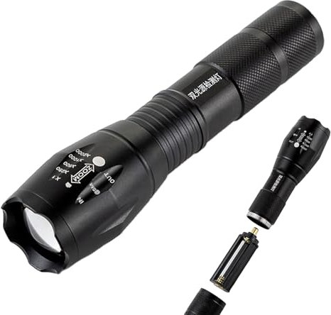 UV LED Blacklight - LED Portable Violet Flashlight with White Light | Waterproof Torch Light Handheld Powerful Blacklight Detector for ID Check & Passports