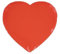LP Divertissements Lot de 12 - Lot de 8 assiettes en carton coeur rouge 24x23cm