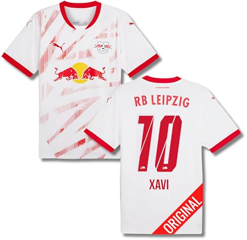 PUMA Original RB Leipzig Trikot Kinder [Home 24/25] Offizielles Leipzig Trikot [Spieler oder Personalisiert] Sportbekleidung Fussball Geschenke Jungen Mädchen Fußball Fanartikel Kinder