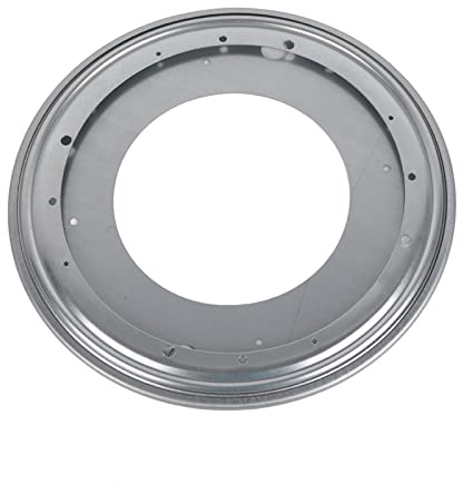 OEBUAFI 12 Inch Rotating Swivel Plate Turntable Bearing Lazy Susan Galvanized Round Metal for Smooth Rotation with Ball Raceway
