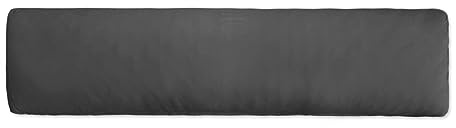 Traumschlaf Feinjersey Seitenschläferkissen Bezug – Weicher Jersey Kissenbezug aus 100% Baumwolle, atmungsaktiv & hautfreundlich, mit Reißverschluss – 40x200 cm, anthrazit