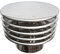 Terminale cappello lamellare canna fumaria DN 100
