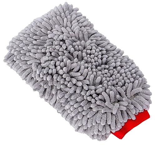 MOTHERS 968801 Premium Chenille Car Wash Mitt - Scratch & Lint Free