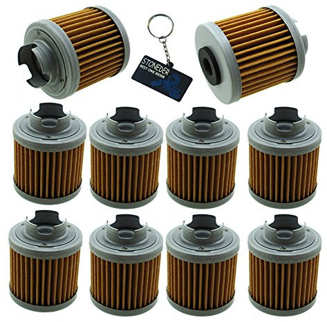 STONEDER 10 filtri olio per For 15412HB6003 1986 1987 ATC125M 1987 1988 TRX125 FOURTRAX 2004 CB50R DREAM 50R Pit Bike Mini GP Minicross Minimotard Kitaco YX (2009 2010) Takegawa Daytona