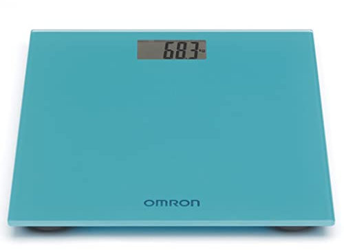 Omron HN289 Digitalwaage, 150 kg, Blau, Gewicht, Präzision, Haushalt, Gesundheitspflege
