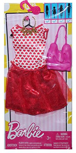 Barbie Doll Perfect Outfit - Red White Dress