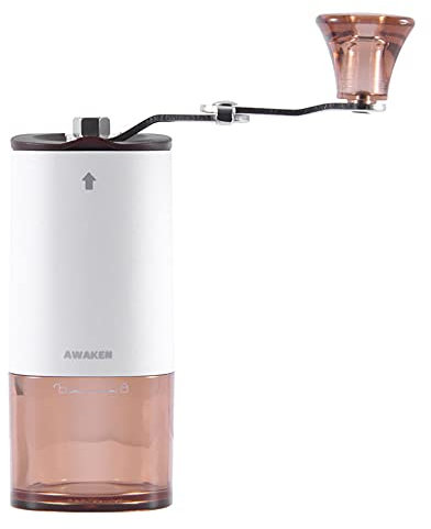 ANCLLO Molinillo de mano portátil Manual Mini grano de café Grinde para expreso prensa francesa verter sobre cerveza turca