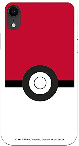 Offizielle Schutzhülle für iPhone XR, Poké Ball. Wählen Sie das Design, das Ihnen am besten gefällt für Ihr iPhone XR