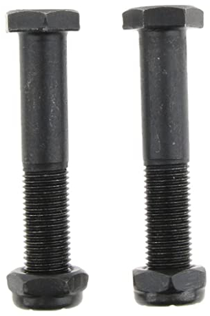 Hellery 2 Stücke Ersatz Skateboard Truck Kingpin Hardware Set Longboard Sechskantschraubenschrauben, M10 × 65 mm