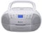 Tragbares Stereo Boombox Denver TDC-280WHITE mit DAB+/UKW-Radio Kassettenspieler CD-Player AUX-Eingang Volumen: 2 x 15 W