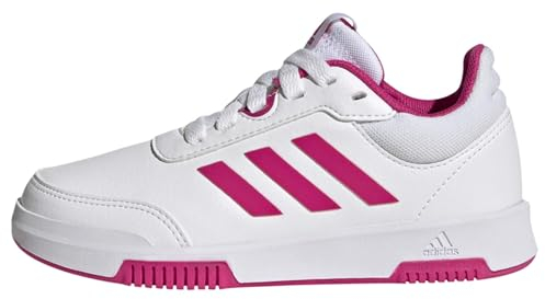 adidas Unisex Tensaur Sport Training Lace Shoes Laufschuhe, Cloud White/Real Magenta/Core Black, 34 EU