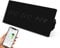 BSEED Interrupteur Tactile Wi-Fi Intelligent 3 Gang 1 Way avec Interupteur Volet Roulant, Interrupteur Mural en Verre, Compatible avec Alexa/Google, Noir