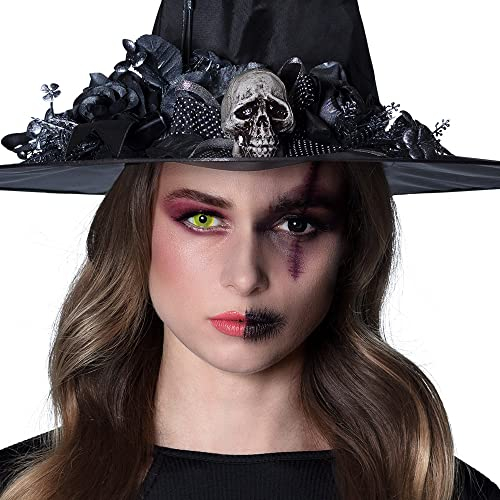 Boland - Farbige Motiv Kontaktlinsen, 2 Stück, Monatslinsen für 3 Monate, ohne Stärke, Halloween, Karneval