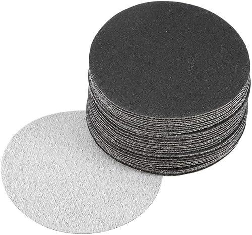 TA-VIGOR 30Pcs 75mm Wet and Dry Sanding Discs, 320 Grit 3 Inch Hook and Loop Sandpaper Electrostatic Sand Planting Silicon Carbide Sanding Discs