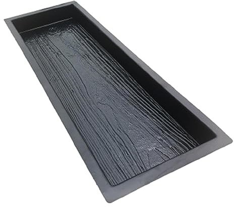 Molde de Pavimento de Cemento KLOVA - Rectangular Negro - Moldado de Plástico