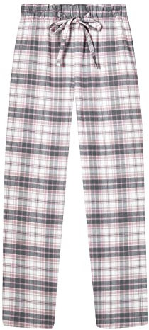 HomyComy Pantalon de Pyjama Femme Bas de Pyjama 100% Coton Confortable Pantalons long d'Intérieur Détente