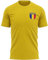 Rumänien-Abzeichen Herren-T-Shirt, Fußball, Rugby, Fans, rumänisches T-Shirt, gelb, XXL