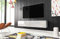 TV Schrank Donna, Breite 140 cm, TV Lowboard, Stehend oder Hängend, Fernsehschrank für das Wohnzimmer, Laminierte Spannplatte, Moderner Stil, Weiss Matt / Weiss Hochglanz - LED Beleuchtung