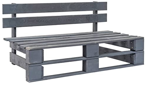 Rantry Outdoor-Bank Paletten Holz Grau Model44697