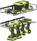 WELDUN 2 tier Power Tool Organizer Storage Rack, Wall Mount Drill Holder for 4 Power Drill Tools, Cordless Battery Tool Shelving for Garage, Workshop