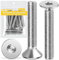 Caianwin 10 Stk M8 x 50mm Senkkopfschrauben Edelstahl DIN 7991 Senkkopf Innensechskant Senkschrauben Metrisches Regelgewinde Schrauben