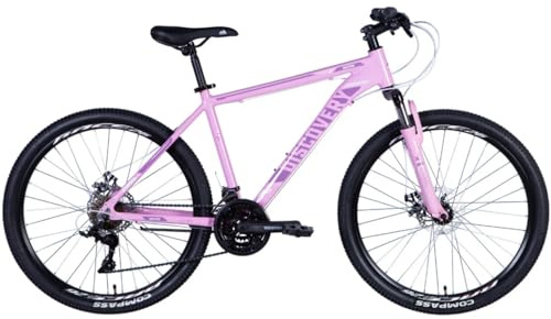 Davi Bicicletta Bici MTB Mountain Bike 26, Bicicletta da donna, 155-180 cm, Cambio 21 Velocita, Rosa