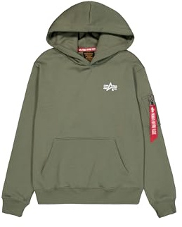 Alpha Industries Herren Signature Bp Hoody Kapuzenpullover (1er Pack)