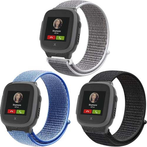 Harikiri Armband kompatibel mit XPLORA X5/XGO3/XGO2,Nylon Ersatzarmbänder mit Xplora Kinder Smartwatch XPLORA X5 Play/XGO3/XGO2, für Jungen und Mädchen