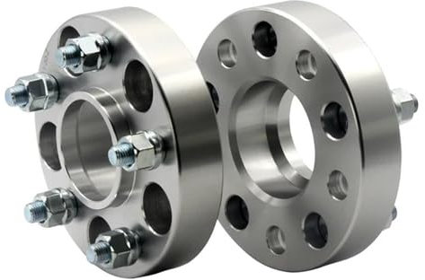 DZSLLOOI Cales Elargisseurs Voies 2 Stück (1 Paar) Rad Spacer Adapter PCD 5x100 CB 57.1mm 5 Lug Für Golf 4/6/7/2012 Cales D'espacement Roue(25mm)