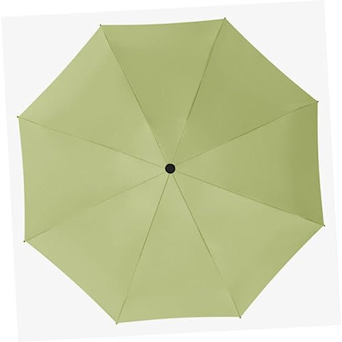 WESIEVYA Mini-regenschirm Kompakter Reiseschirm Faltbarer Kompakter Regenschirm Tragbar Leicht Sonnenschutz-zubehör Schwarz Und Grün