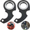 Lot de 2 porte-clés rotatifs multifonctionnels, porte-clés portable et amusant, soulage l'ennui (noir)