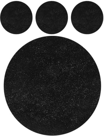 HOMOCONO 4pezzi Filtro Per Compostiera Da Cucina Filtri in Fibra Di Cotone Per Eliminare Gli Odori Cuscinetti Filtranti Rotondi Per Bidoni Del Compost