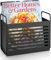 Magazine Rack, Magazine File Holder Mail Organizer Folder Organiser Bin for Books, Magazines, Newspapers, Tablets in Home, Office, Black