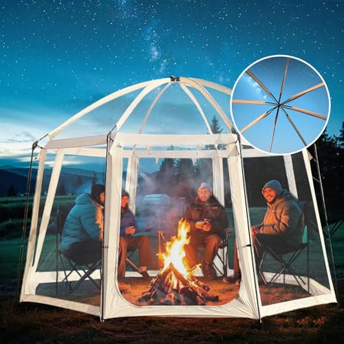 Bubble Zelt, Transparentes Zelt im Freien, Garten Iglu, Bubble House Zelt, Zelt Outdoorbubble, Bubble Iglu Zelt, Iglu Pavillon, Iglu-Kuppel, Garten, Terrasse, Überdachung, Unterschlupf, 460x460x300CM