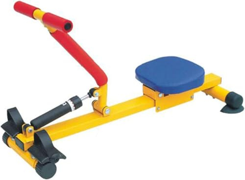 Kid's Home Rower Kraftstation Hydraulisches Widerstandsgerät - Ruderausrüstung Für Jungen Und Mädchen, Monorail Design