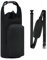 kowaku Water Bottle Cup Bag Portable Water Cover Pouch Thermos Flasks Lid Cup for Camping Hiking Outdoor, Black