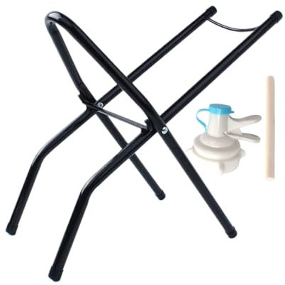 Support Pour Cruches d'Eau - Porte-Récipient pour Fontaine à Eau,Organisateur de Rangement Gain de Place avec Bec Verseur et Pied Pliable pour Séjour et Garage