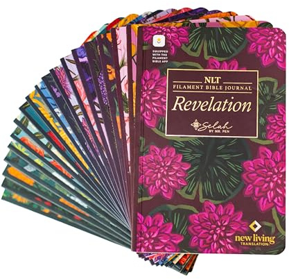 Mr. Pen Selah New Testament Journal Set, 19 Books, NLT Translation, Gift for Women, Bible Journaling, Softcover with Notes Space, Filament App Compatible