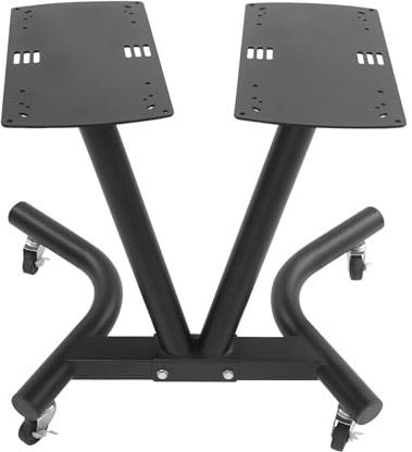 Stahl Hantelständer Freistehend Hantelgewichtshalter V-förmiger Basis Hantellagerung Kurzhantelset Hantel Halter Hantelablage Kurzhantelablage Gewichtslagerständer für Hause Fitnessstudio Schwarz
