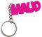 Porte-clés en 3D prénom ou texte personnalisé – idée cadeau originale - Fabriqué en France - Anneau de 20 mm pour accrocher vos clefs (Rose)
