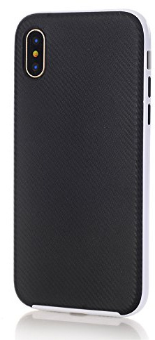 Case für Apple iPhone X/iPhone XS 5.8 Zoll Handyhülle Hardcase Carbon-Optik