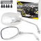 Rückspiegel Set kompatibel mit Vespa ET2, ET4, 50, 125, 200 / 2x Spiegel kompatibel mit Vespa PX, FL (V8)
