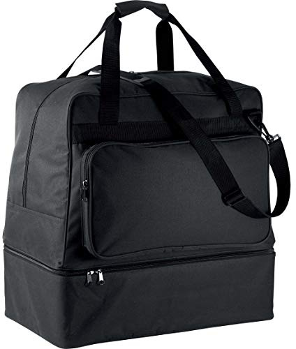 Pro Act Sporttasche mit festem Boden, 90 Liter, Schwarz, Polyester oder Nylon, Large