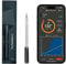 The MeatStick Thermometer mit App I kabelloses Fleischthermometer mit 10m Reichweite I präzises Temperaturmessgerät bis 300°C I Grillthermometer mit 92mm Temperaturfühler inkl. Xtender-Ladegerät