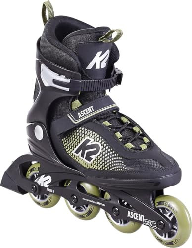 K2 Skates Herren Inline Skates ASCENT 80 M, black - olive, 30F0760.1.1.070
