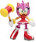 Sonic The Hedgehog 4-Inch Action Figure Modern Amy with Hammer Collectible Toy